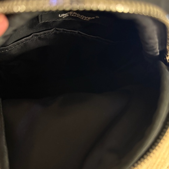 Undercover Black Leather Studded Backpack